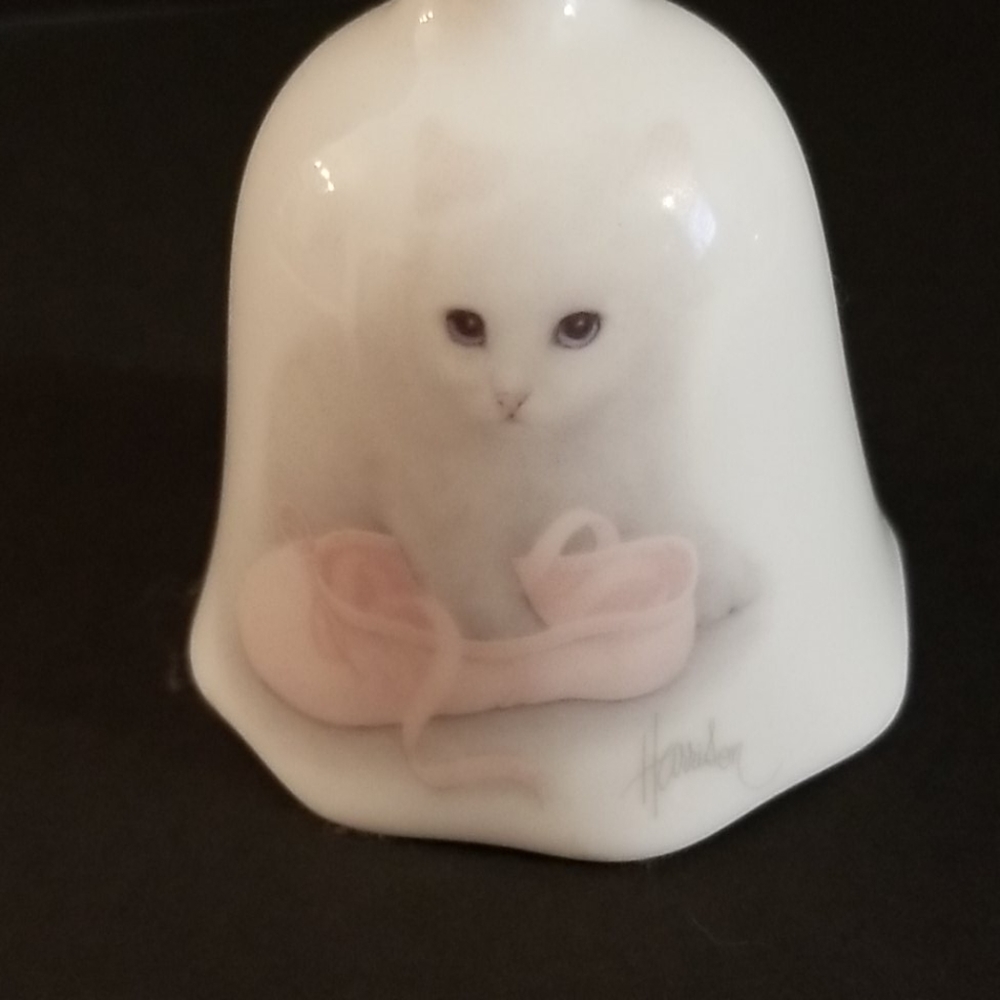 Otagiri Bob Harrison White Cat Bell - Picture 3 of 5